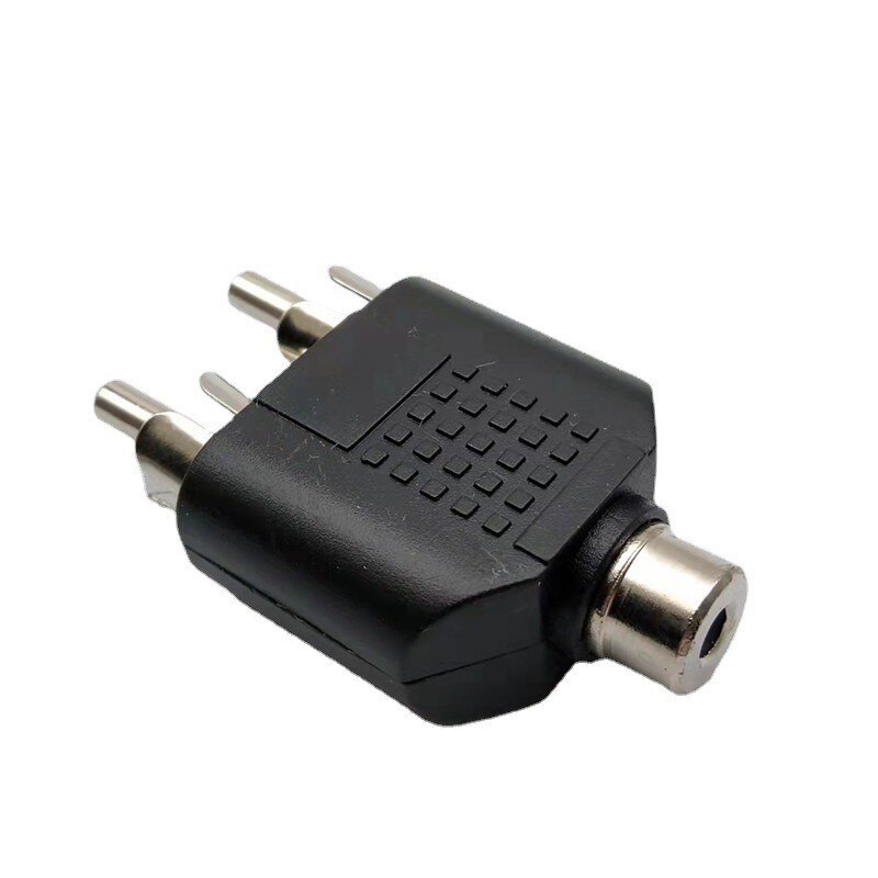   AV TO 3.5MM female to double Lotus male plug male RCA head 1  to 2 ȸ ̾  ̺ Ȧ